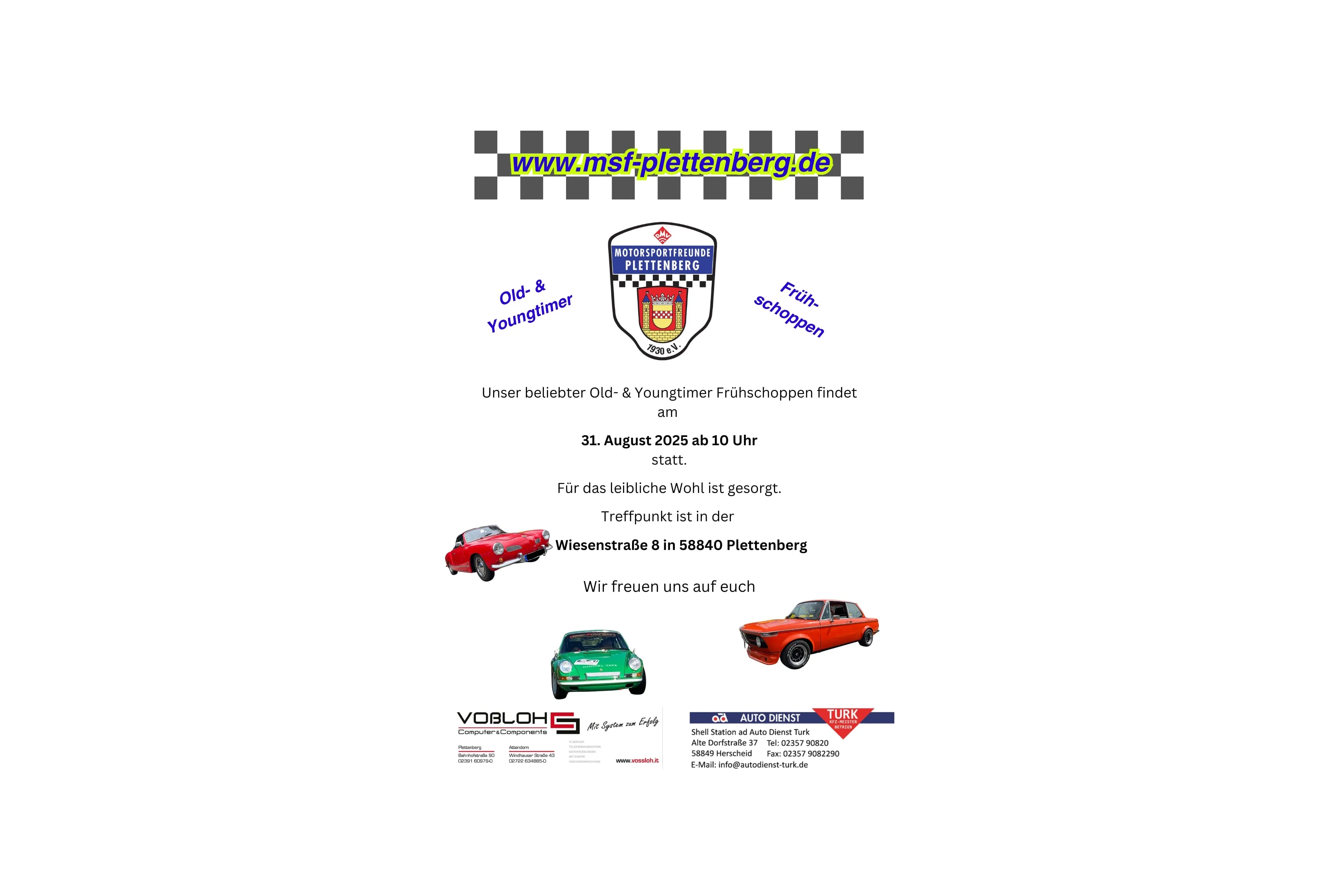 Oldtimer-Treffen am 31. August 2025